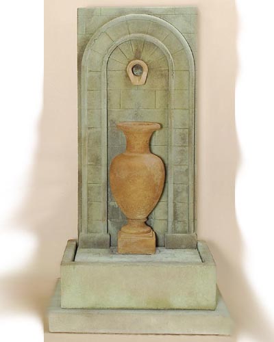 Garden Fountains, Cast Stone Garden Fountain Cast Stone Wall Fountain Garden-Fountain